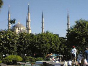голубая мечеть (ахмедие или султанахмет)